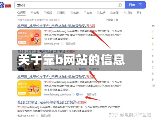 关于靠b网站的信息